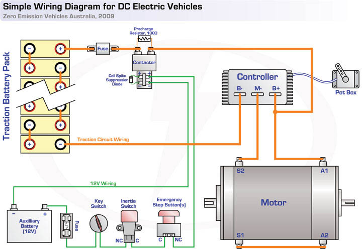 Electric Car Circuit Diagram